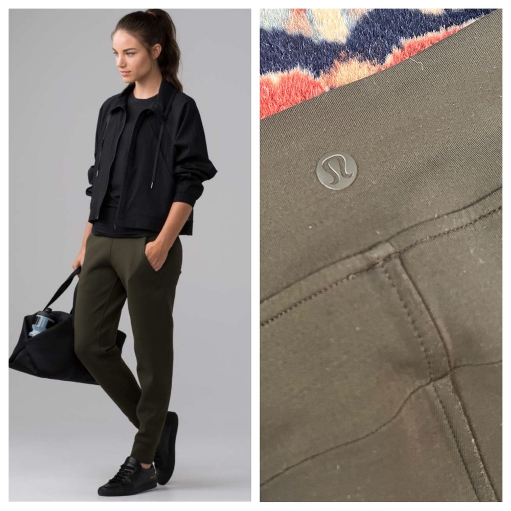 Lululemon Embrace the Space Pant 29” olive jogger high rise waist pockets 4
